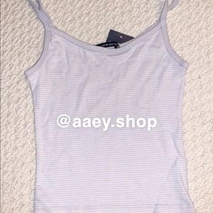 NWT Brandy Melville Stripped purple Skylar